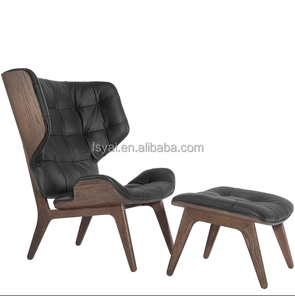 chaise Bentwood Upholstered new modern fashion office leisure Living Room Mammoth lounge chair with 