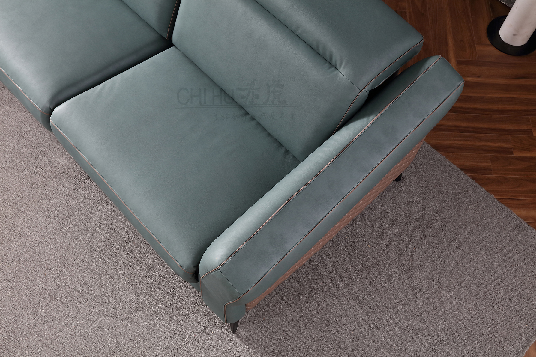 Modern italian design leather sofa home interior furniture L shape couch sofa set lazy boy leisure f