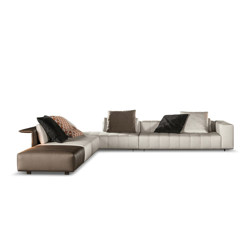 italian style sofa set living room furniture L Shape leather Sofa Piano creative Living Room Section