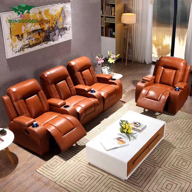 Custom Multicolor Powered Home Theater Sofa, Modern Home Theater Seating Lazy Boy