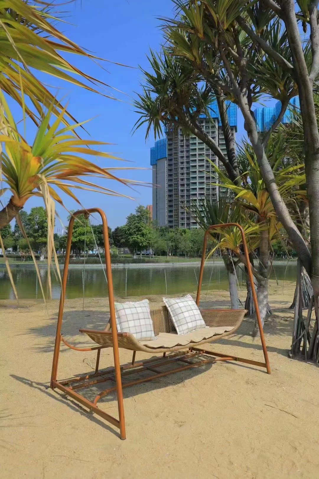 Modern Garden Patio Outdoor Furniture Hanging Swings Chair