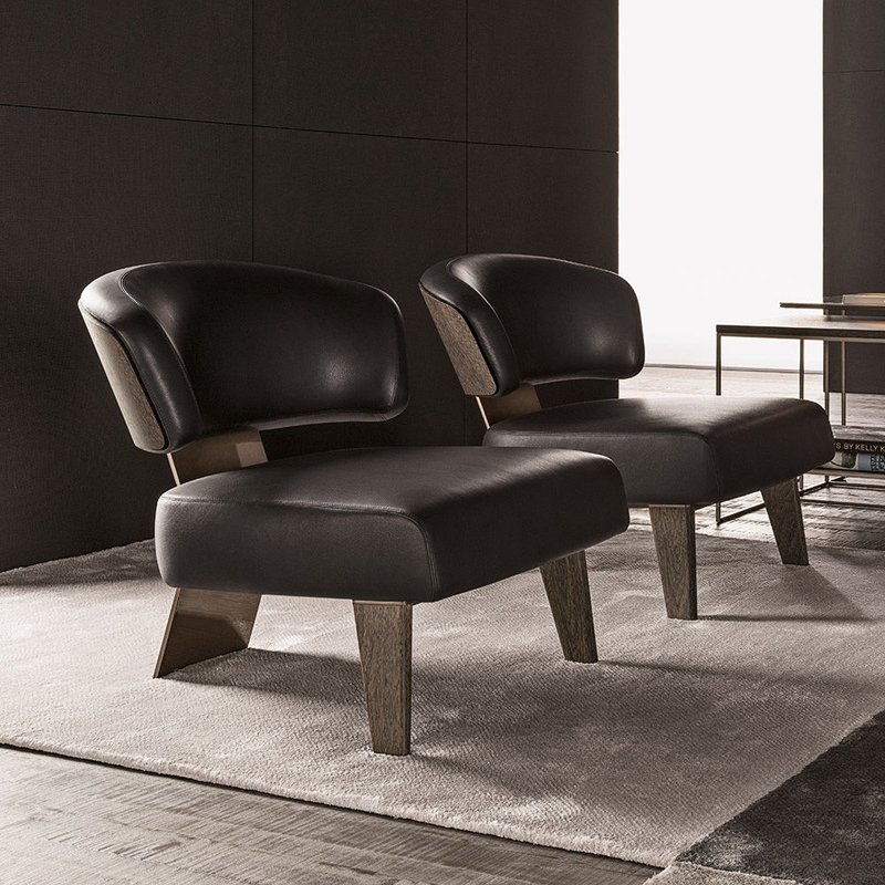 PROMO SALES SOFT AND COMFORTABLE MORDER SINGLE FURNITURE CHAIR ROUND DESIGN WOODEND LEGS FOR SALE