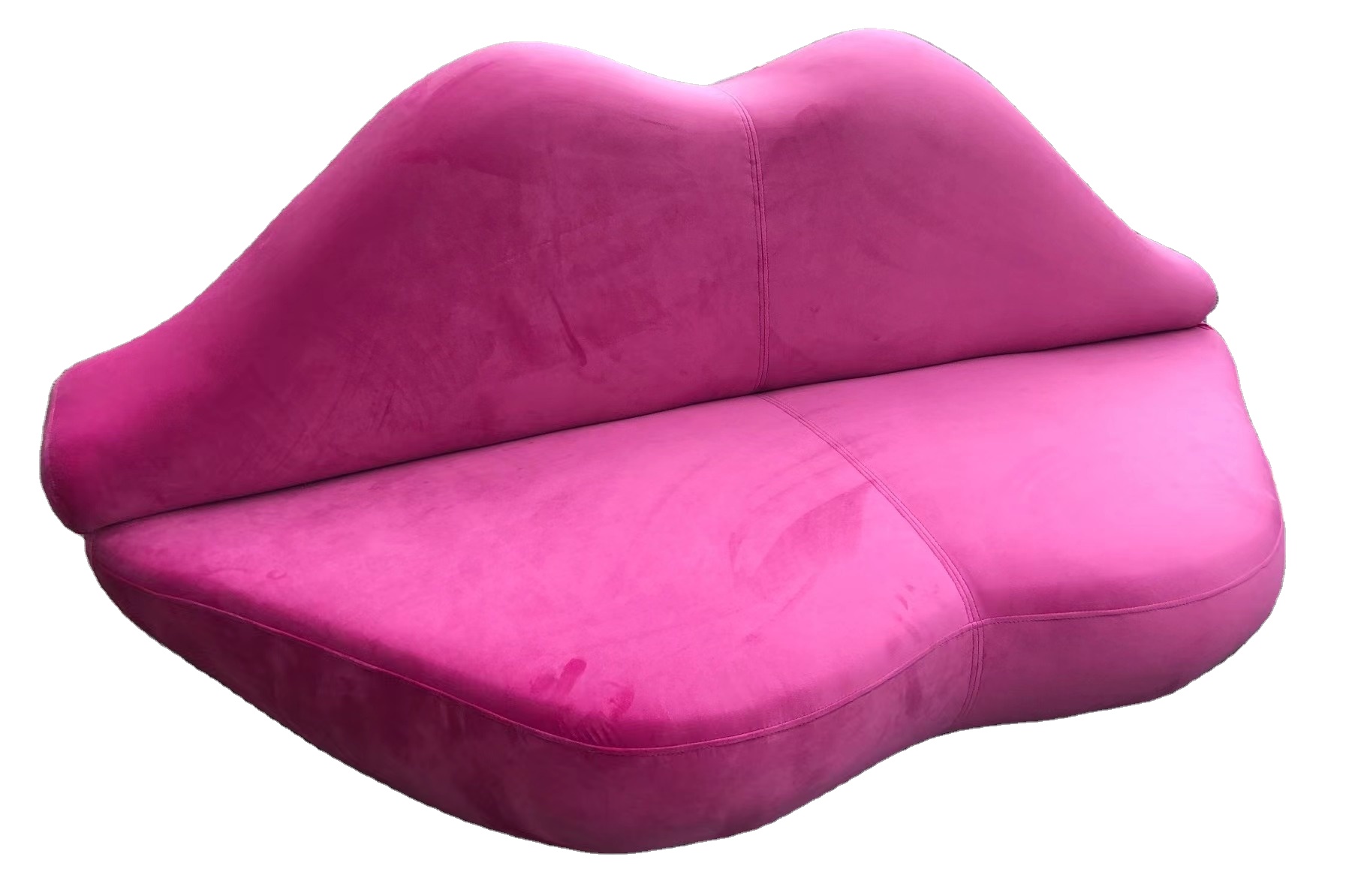 Runxi Modern Home furniture living room lip shaped sexy red lip sofa