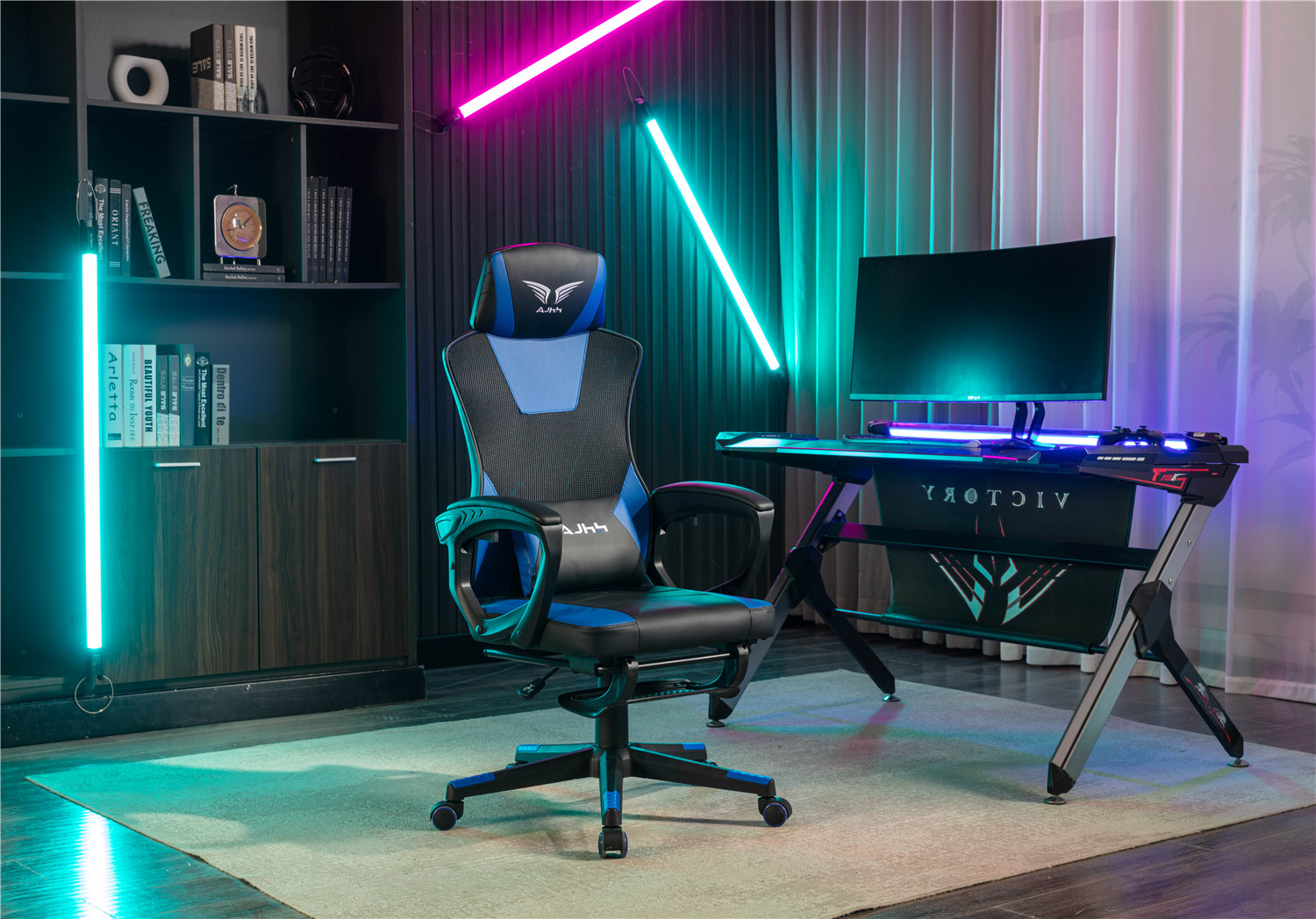 New Cool Mesh Gaming Chair Reclining Office Chair 