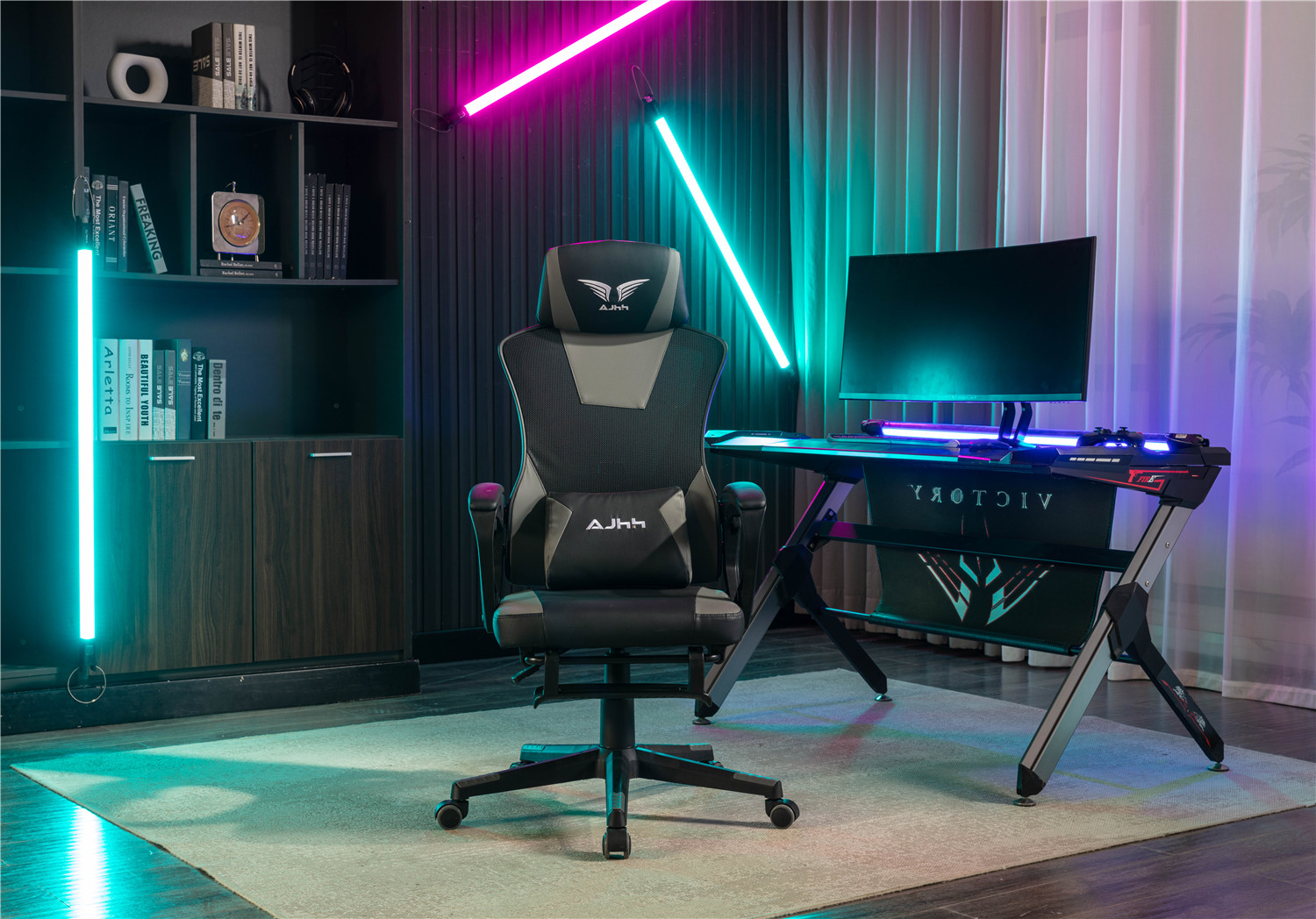 New Cool Mesh Gaming Chair Reclining Office Chair 