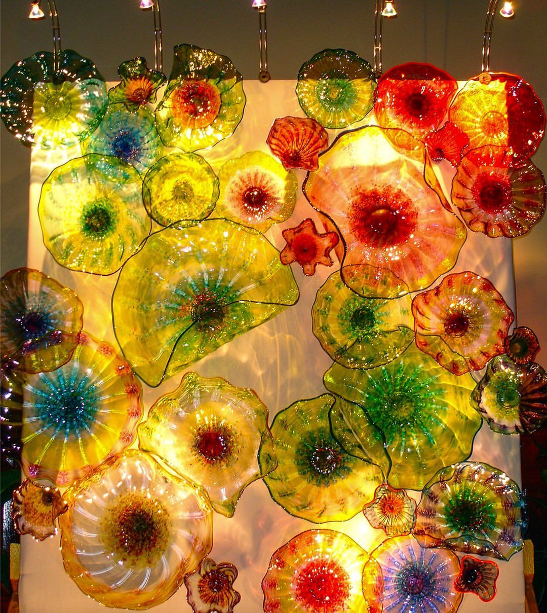 Big Wall Plates Decor Wholesale Cheap Living Room Blown Glass Wall Lamp Outdoor