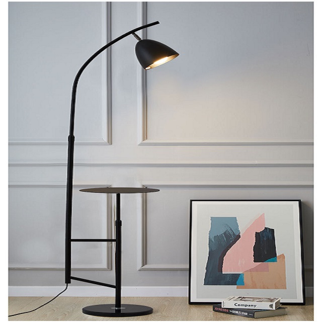 Chuse Modern Minimalist Nordic Led Floor Light Marble Flor Lamp With Table Luxury Floor Lamps For Li