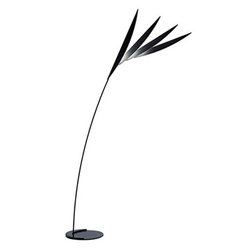 nordic style leaf shape modern simple indoor decoration home hotel villa copper led floor lamp