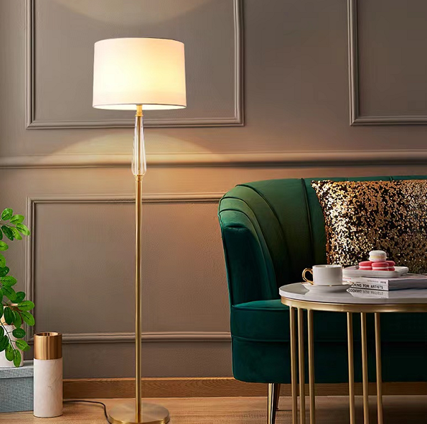 Lumind Lighting crystal lamp copper living room bedroom bedside fashion luxury Table Lamp