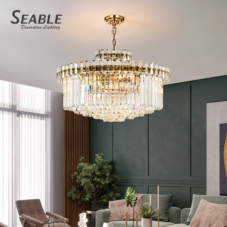 Good Quality Indoor Decoration Lighting Dining Room Living Room Crystal LED Chandelier Lamp