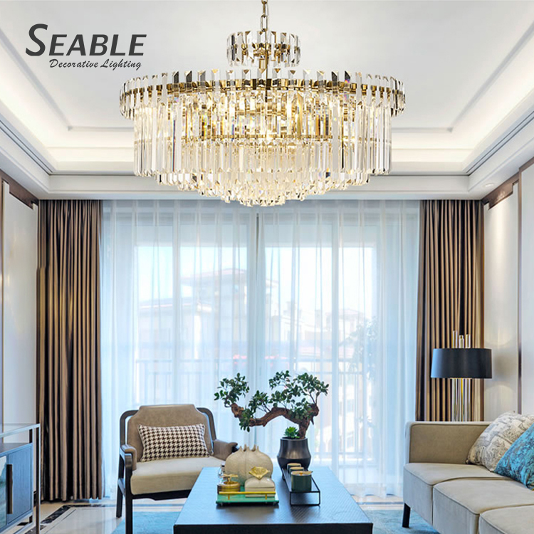 Good Quality Indoor Decoration Lighting Dining Room Living Room Crystal LED Chandelier Lamp