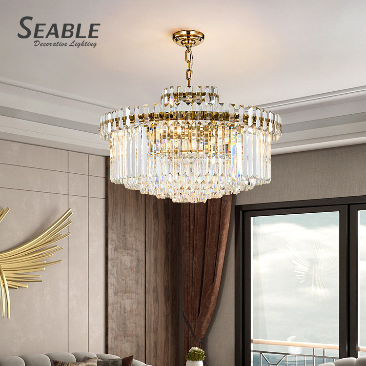 Good Quality Indoor Decoration Lighting Dining Room Living Room Crystal LED Chandelier Lamp