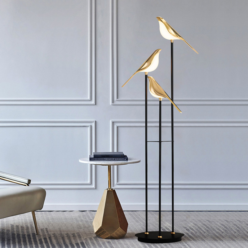 Space Saving Design Nordic Modern Minimalist Small Adjustable Vertical Simple Led Standing Corner Li