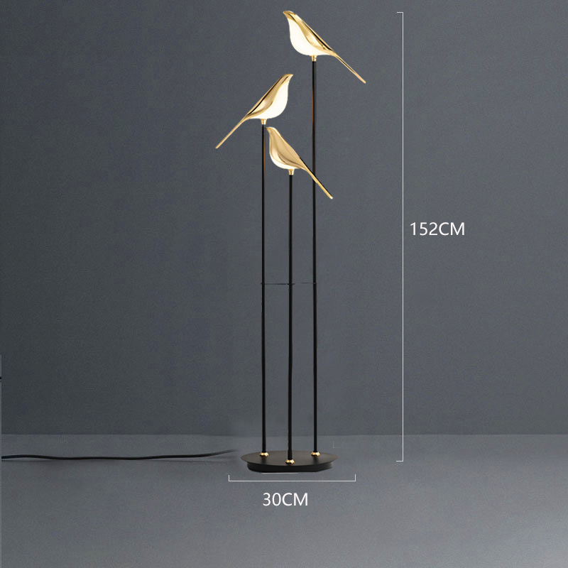 Space Saving Design Nordic Modern Minimalist Small Adjustable Vertical Simple Led Standing Corner Li