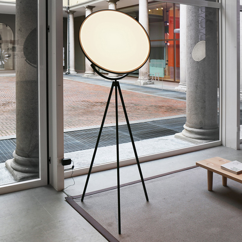 Nordic simple living room sofa lamp post-modern bedroom bedside lighting radar art decoration tripod
