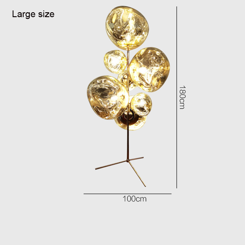 Creative personality post-modern minimalist art decoration nordic lava hanging lights floor lamp
