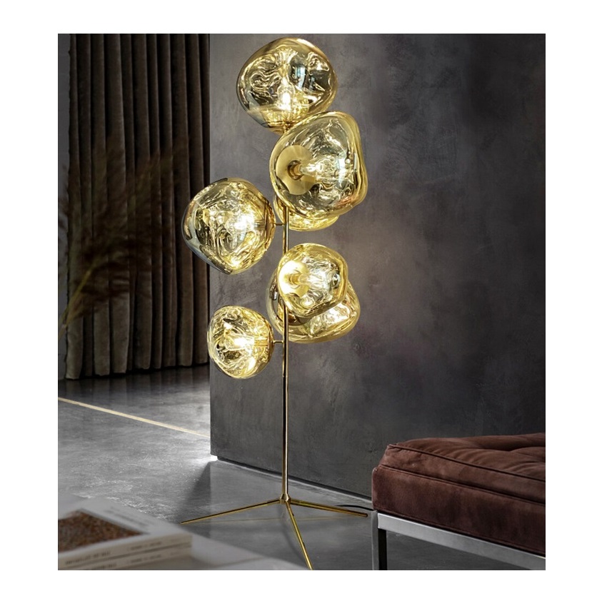 Creative personality post-modern minimalist art decoration nordic lava hanging lights floor lamp