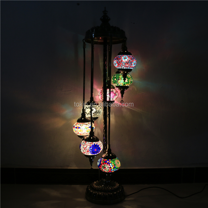 2018 NEW Istanbul Handicraft Mosaic Turkish floor Lamps