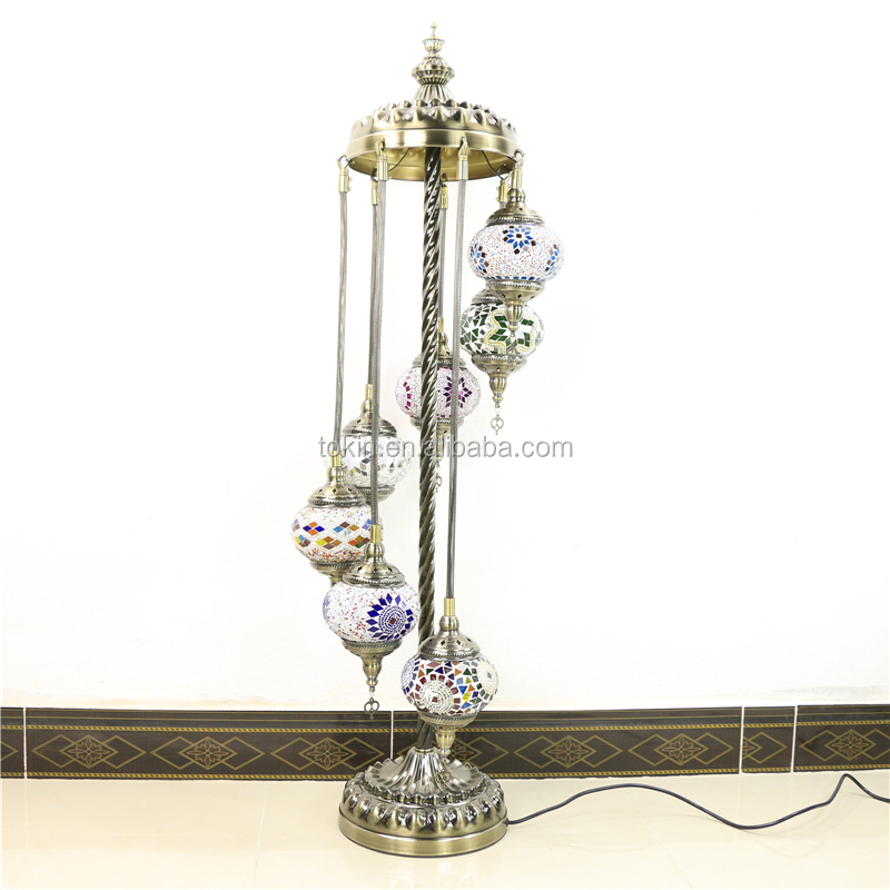 2018 NEW Istanbul Handicraft Mosaic Turkish floor Lamps