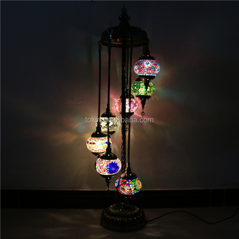 2018 NEW Istanbul Handicraft Mosaic Turkish floor Lamps