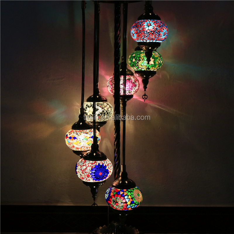 2018 NEW Istanbul Handicraft Mosaic Turkish floor Lamps