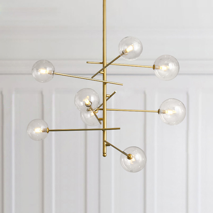2021 Zhongshan Nordic style Modern Bedroom Creative Chandelier lamp