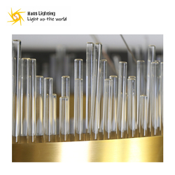 high quality customizable indoor home hotel modern hanging led lighting decoration luxury crystal ch