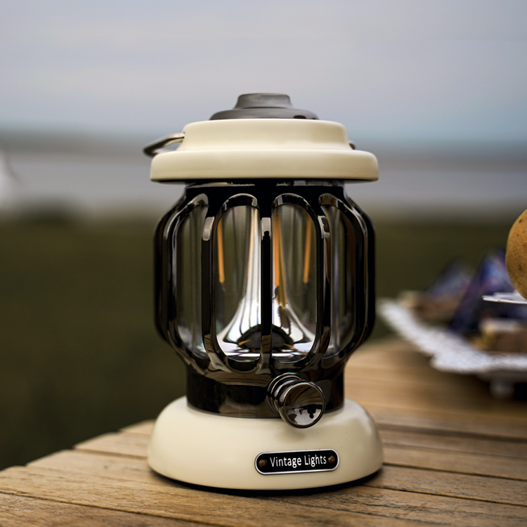 Portable Dimming 5000mAH Camping Lantern Nostalgie