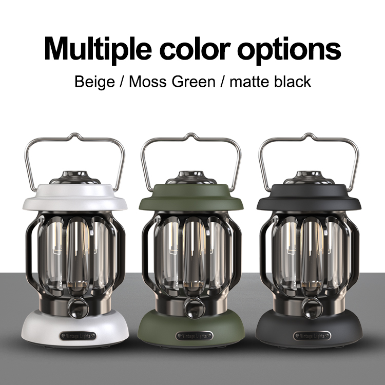 Portable Dimming 5000mAH Camping Lantern Nostalgie