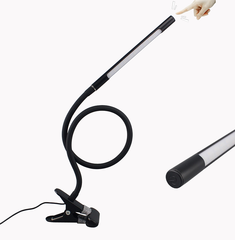 Hot sell flexible neck usb reading light led clip 