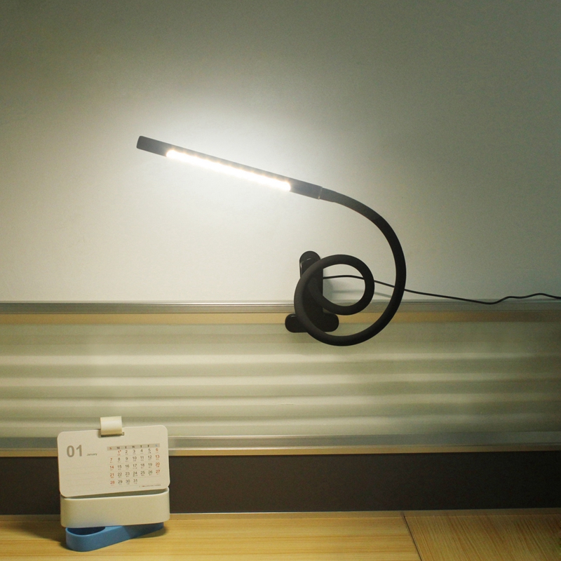 Hot sell flexible neck usb reading light led clip 