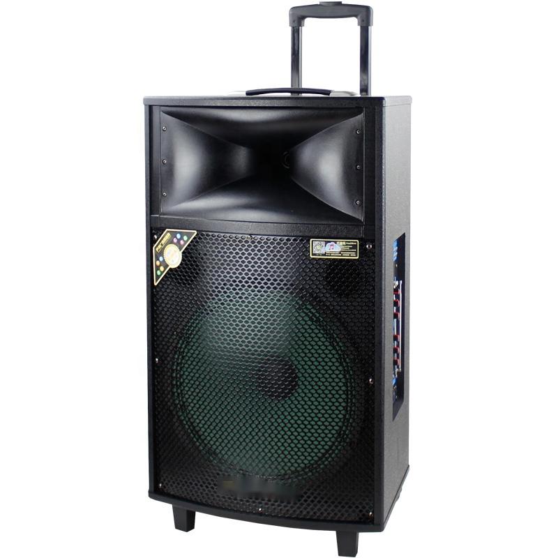2022 new upgraded high-power square dance karaoke mobile lever smart speaker