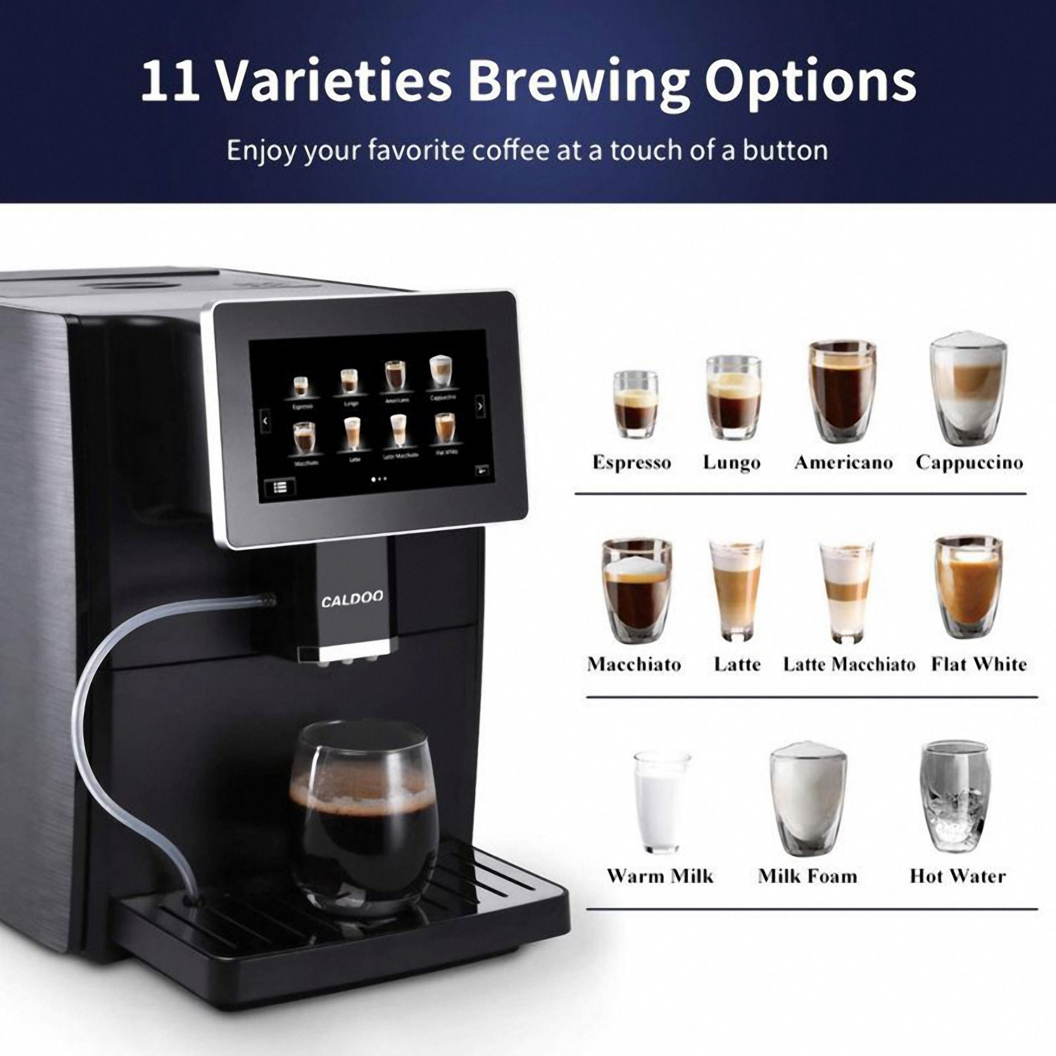 2022 Fully Automatic Espresso Turkish Professional Smart Coffee Machine For Home Office