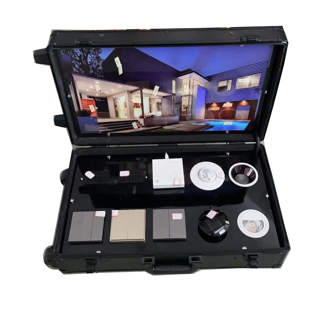 smart home display cabinets smart home showcase, easy to carry support OEM sevice and easy to carry 