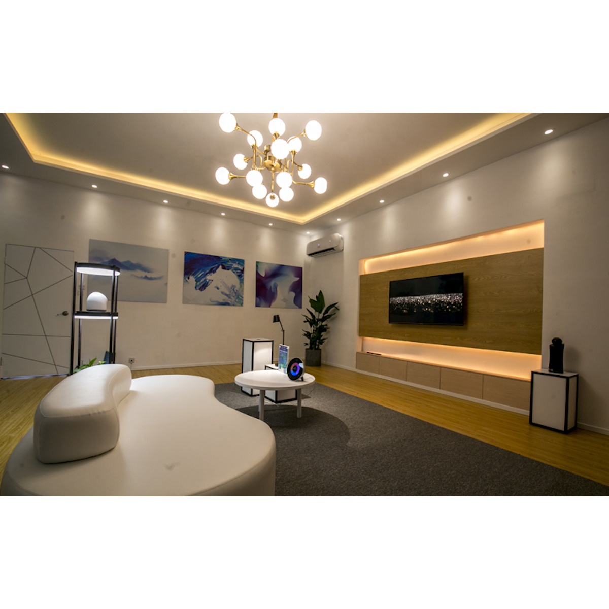Display box for smart hom, showcase for smart villa , easy to carry to show to your customers the sm