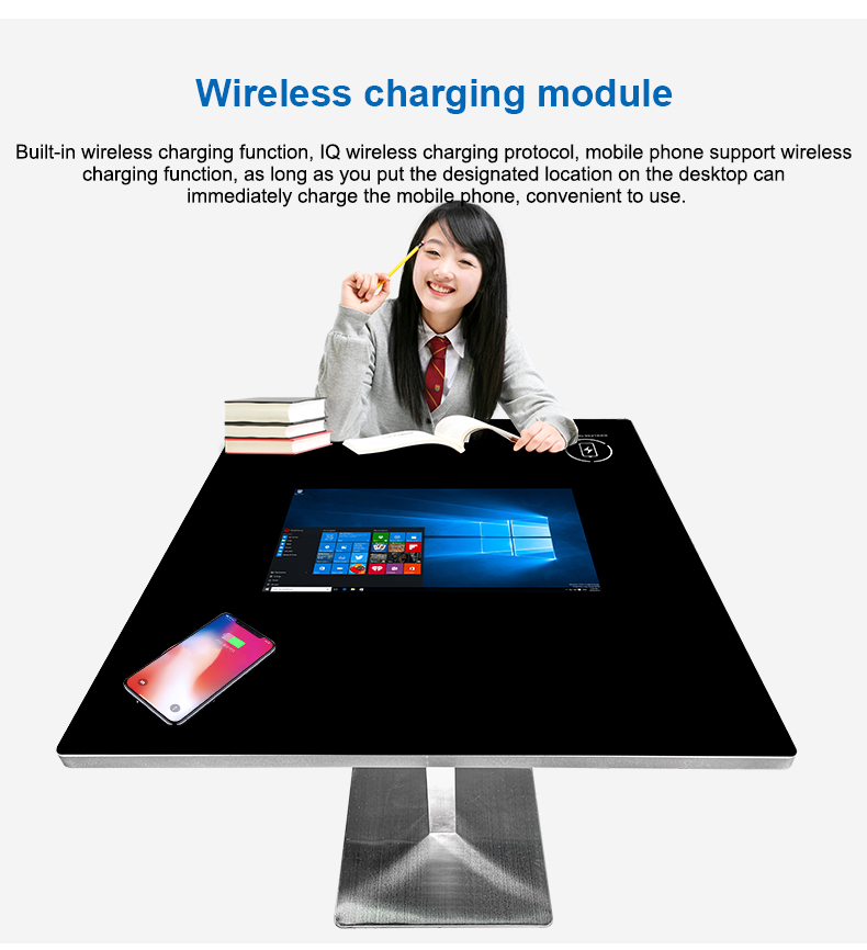 Digital living room smart coffee table touch screen for bar home hotel office kiosk android RK 3288