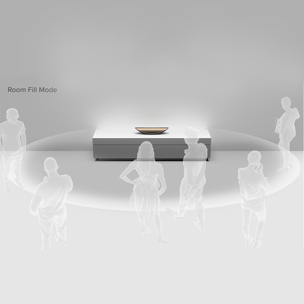 Smart Wireless WiFi Home Audio Smart Speaker 360 Sound Speaker, 3D Streams Stereo Hi-fi Table Speake