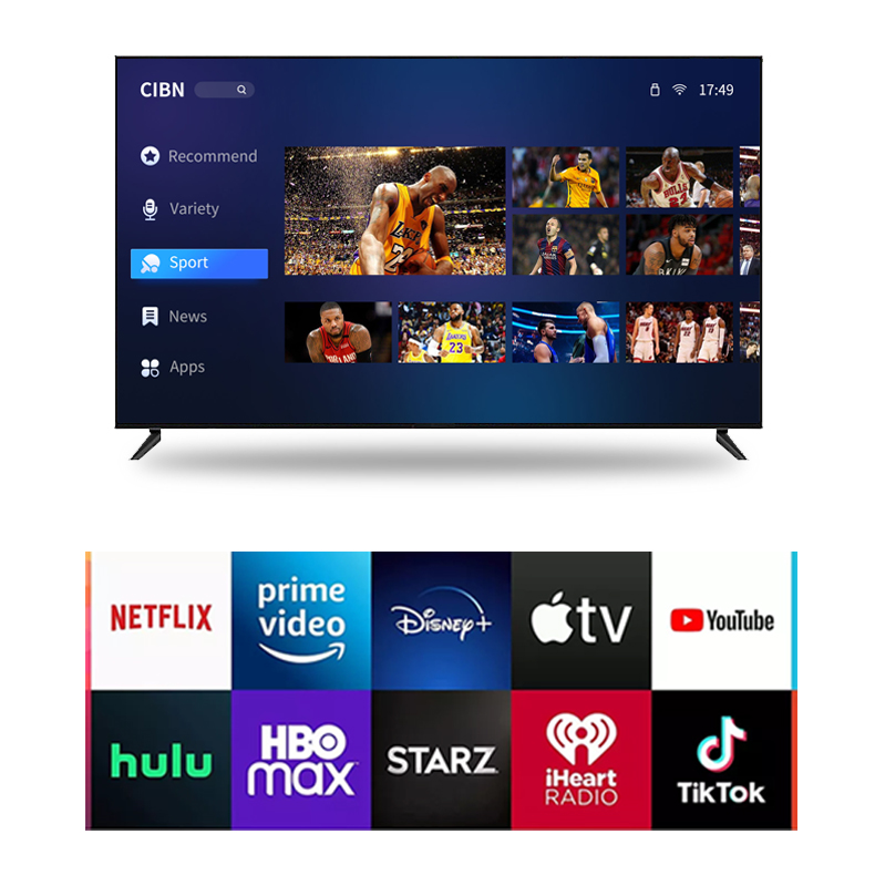 China Wholesale Smart Android Cheap75Inch Smart Led Tv 4k Home Living Room Uhd Tv Hotel OEM Smart TV