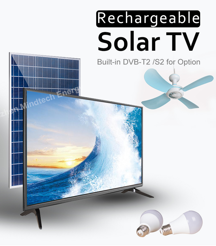 LED TV 40 Inch Home Appliances Television Solar Smart TV 12V