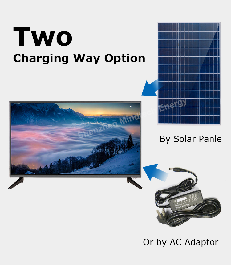LED TV 40 Inch Home Appliances Television Solar Smart TV 12V