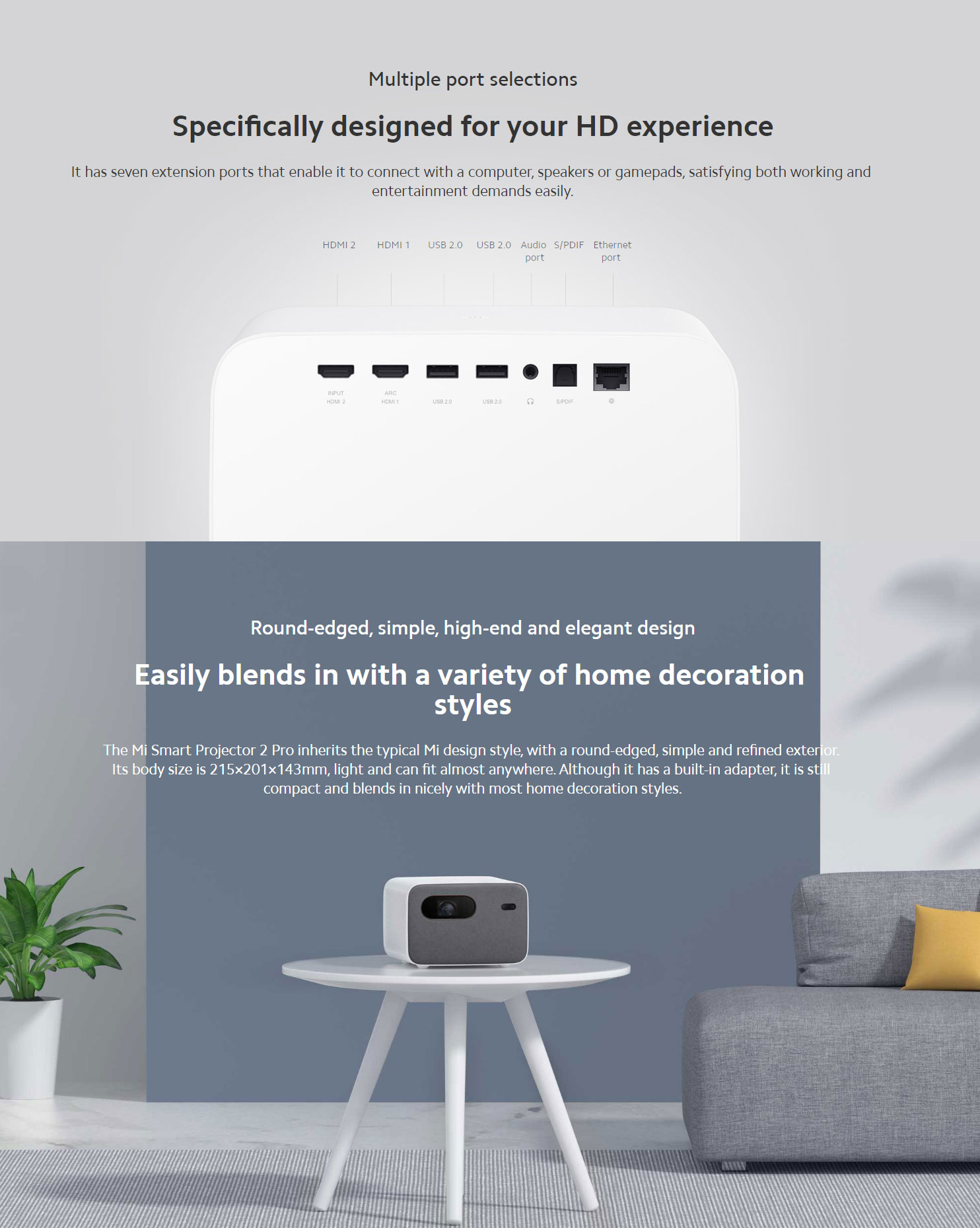 Mi Smart Projector 2 Pro
