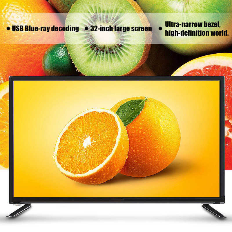 smart  43-inch  LCD TV 1920*1080 Supports Network Cable+Wireless  Black big screen TV