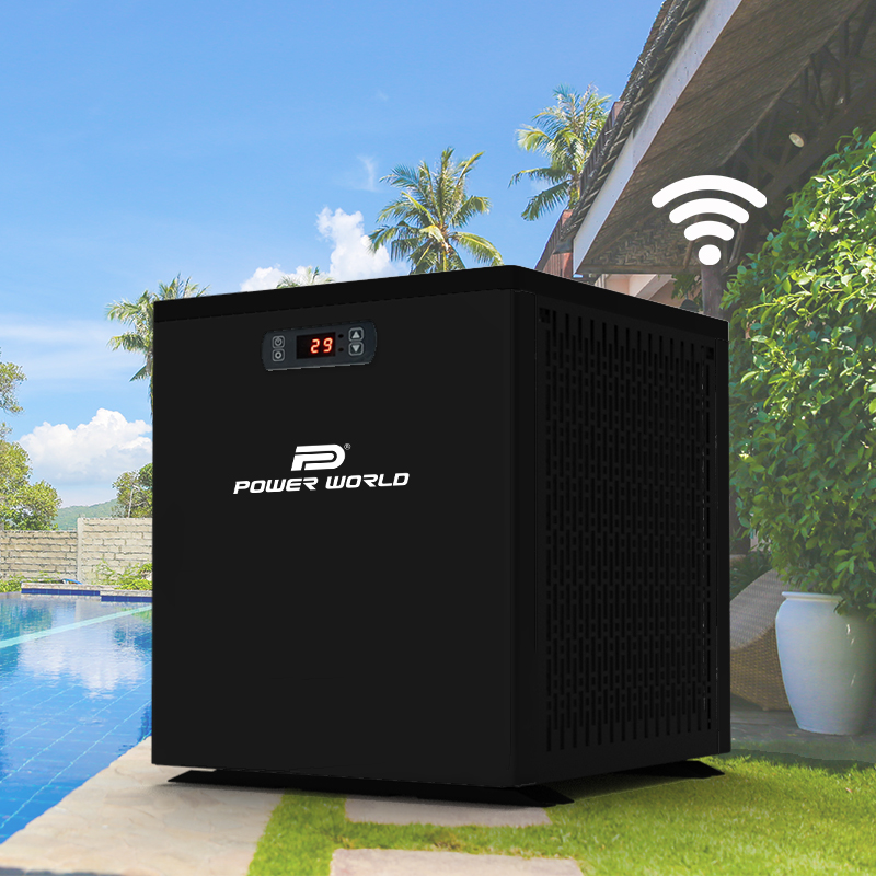 Smart wifi R32 above ground pool heater R32 gas el