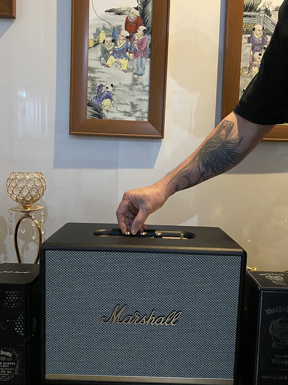 Marshall Woburn II Caixa De Som Blue-tooth Speaker Wireless Retro Rock Speaker Portable Multi-Room S