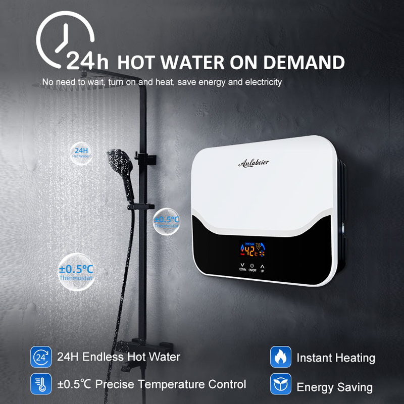 smart digital control tankless hot single phase wa