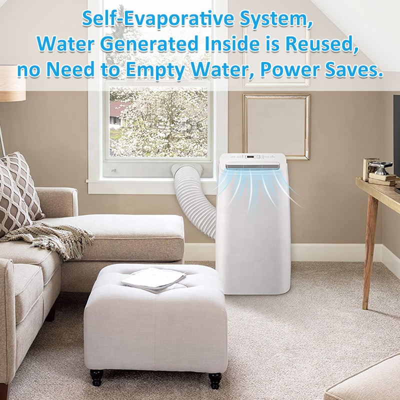 2023 16000 BTU WIFI smart ductless mobile air conditioner portable power saving inverter portable ai