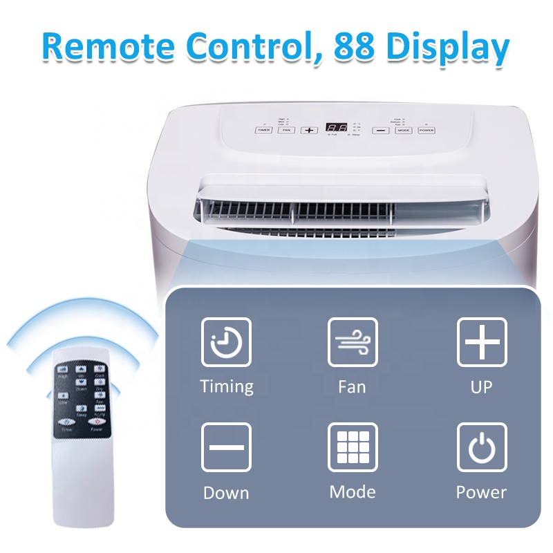 2023 16000 BTU WIFI smart ductless mobile air conditioner portable power saving inverter portable ai
