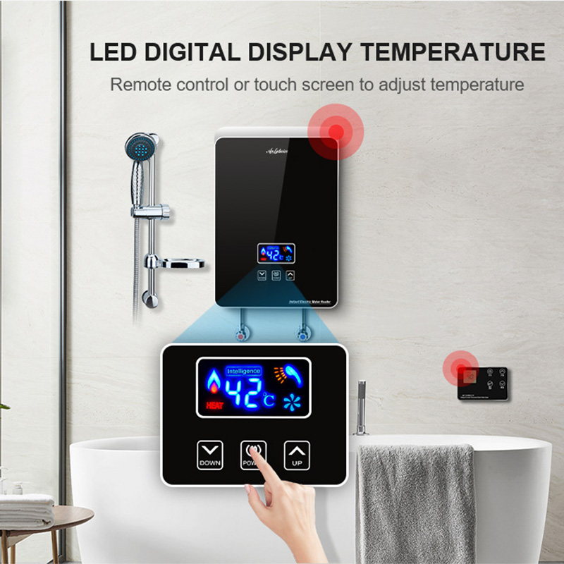 Safety advanced technology touch panel 220v geyser