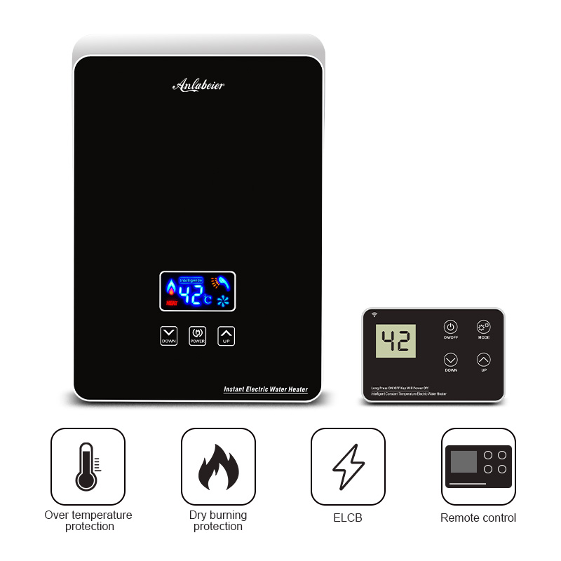 Safety advanced technology touch panel 220v geyser