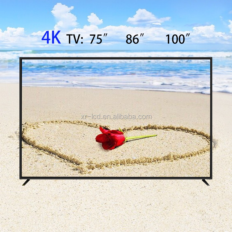 Led Tv New Chinese 32 43 55 65 75 86 100 Inch Full Color Smart Usb Oem Customized Wifi Cable Piece V